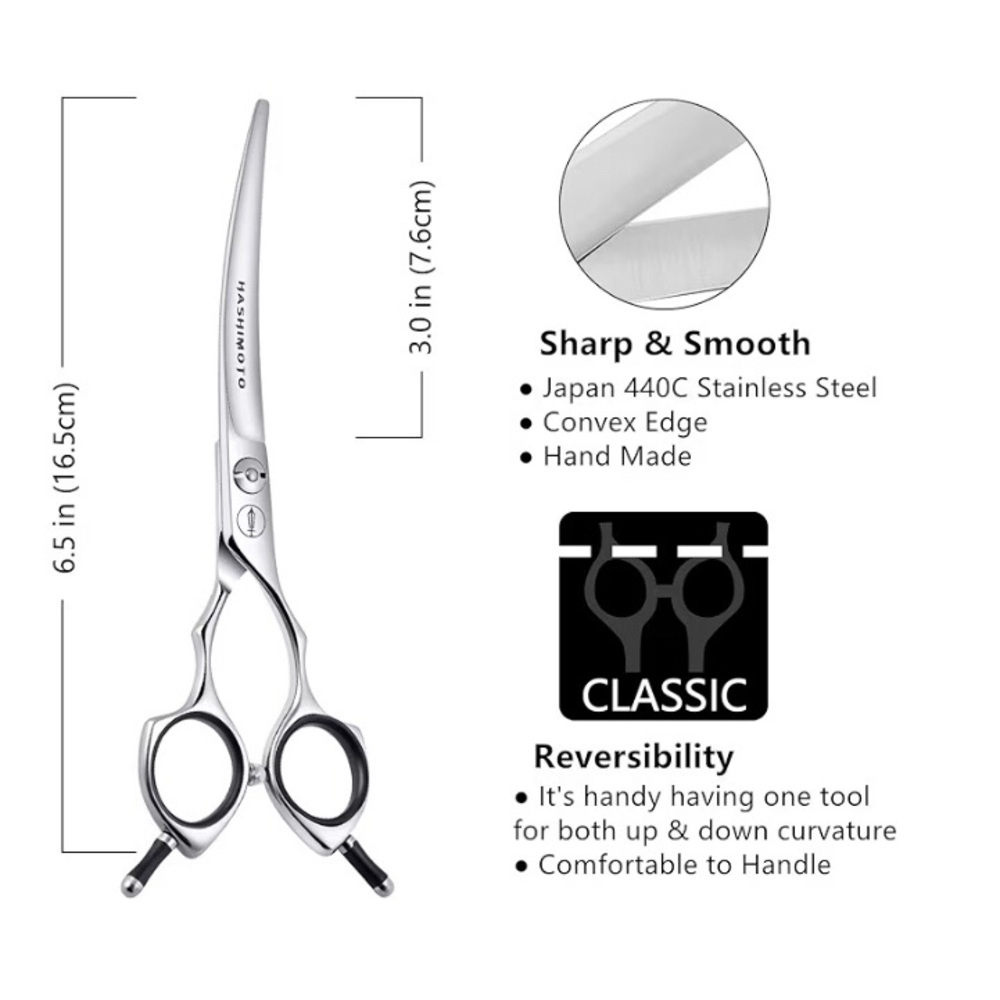 HASHIMOTO Professional Pet Grooming Shears 6.5 - Picture 4 of 10